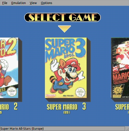 Super Mario All-Stars, scanlines 25%